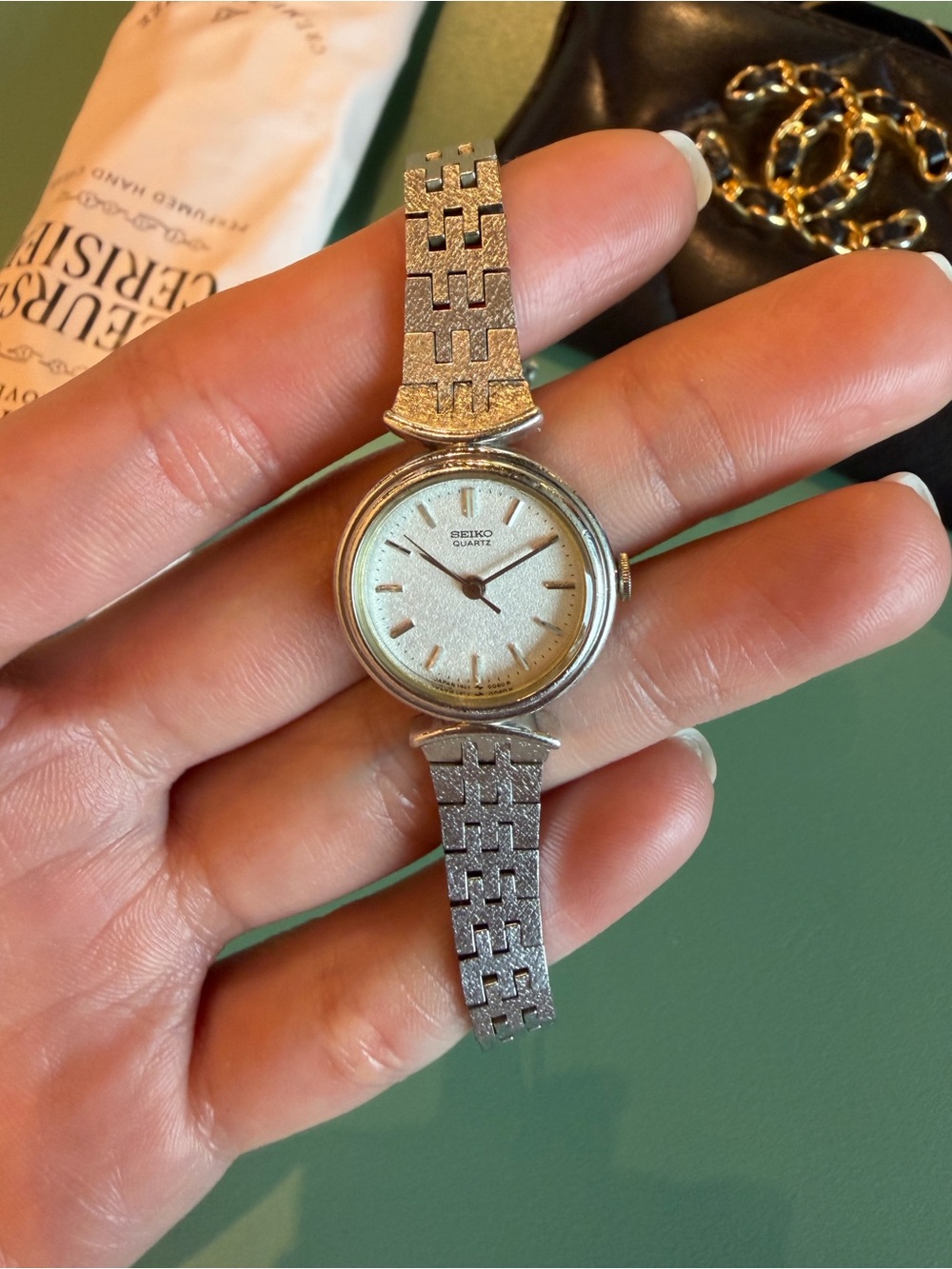 Seiko Silver-Tone Women's Bracelet Watch